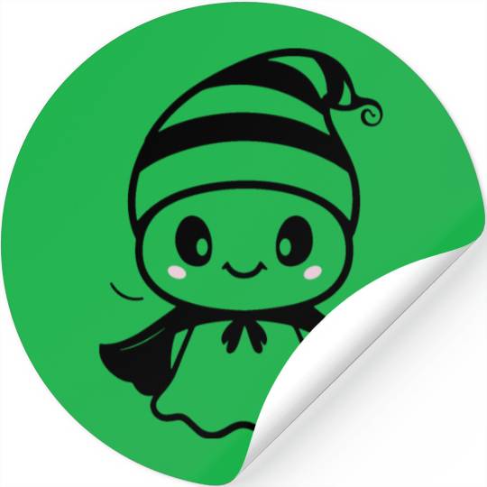 Cute baby ghost character Stickers
