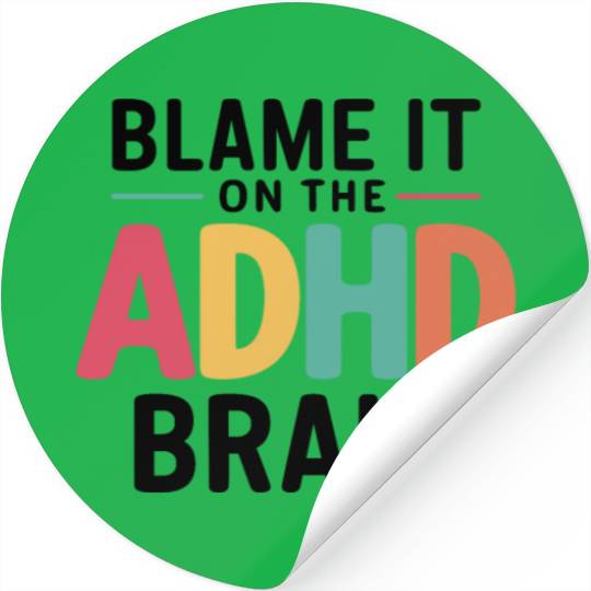 Embrace Neurodiversity Celebrate Adhd Awareness Stickers