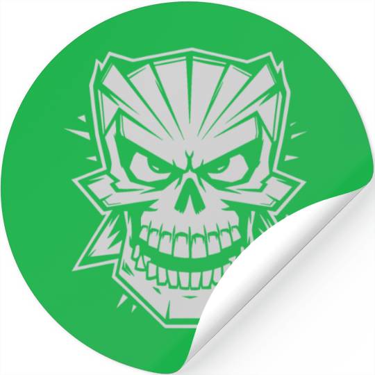 Skull cartoon style Stickers