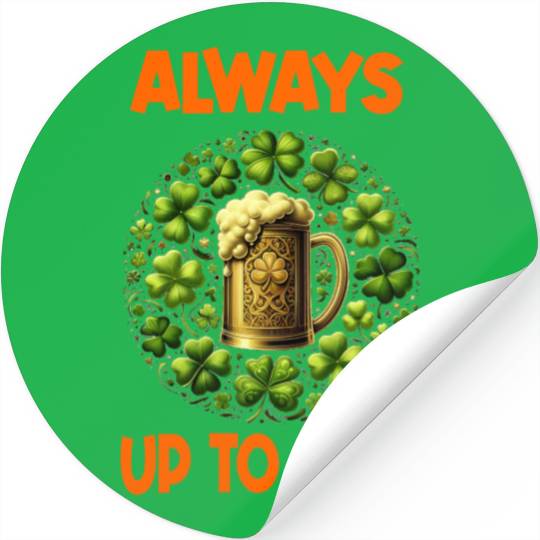 St. Patcic Day - green graphic for Stickers, mugs