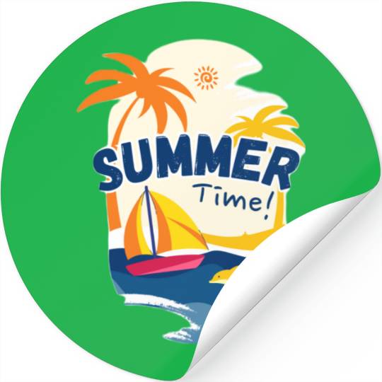 Summer time Stickers