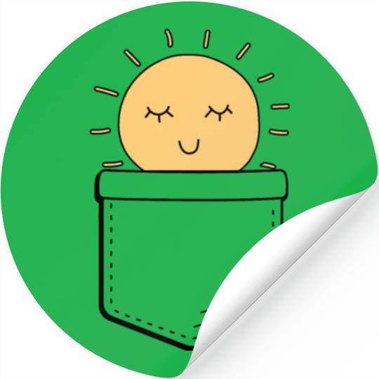 Pocket Sun Stickers