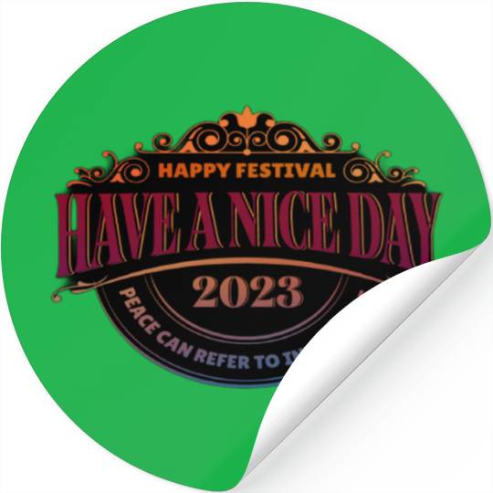 Nice Day Stickers