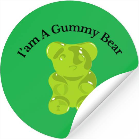 I'm A Gummy Bear Stickers