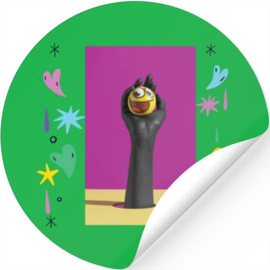 Creative and Humorous Illustration Design Stickers