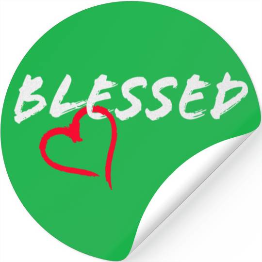 Novelty Blessed Stickers