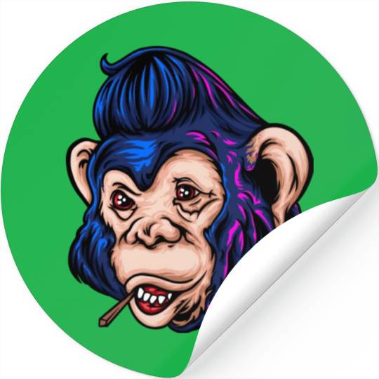 Monkey Hawk Stickers