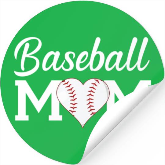 baseball mom funny gift for mothers day Stickers