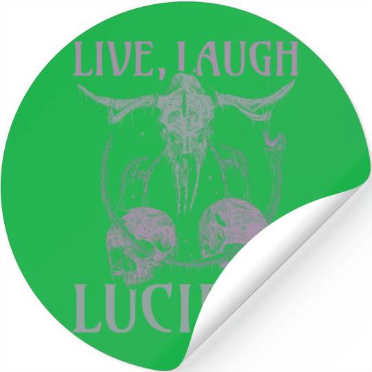 Live Love Lucifer Goth Festival Death Metal Stickers