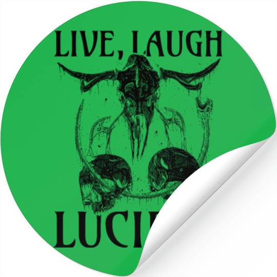 Live Love Lucifer Goth Festival Death Metal Stickers