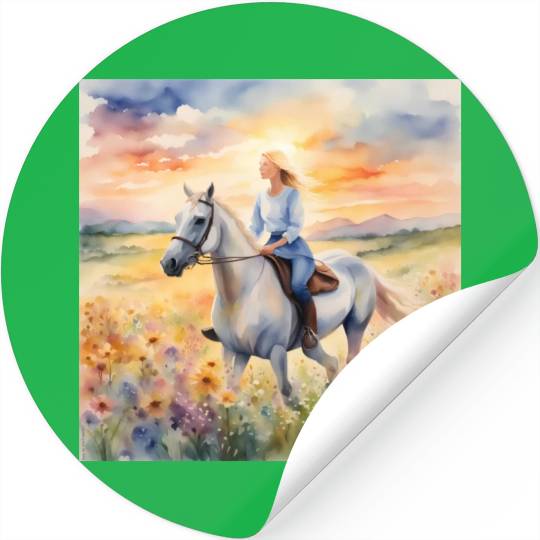 SUNSET RIDE Stickers