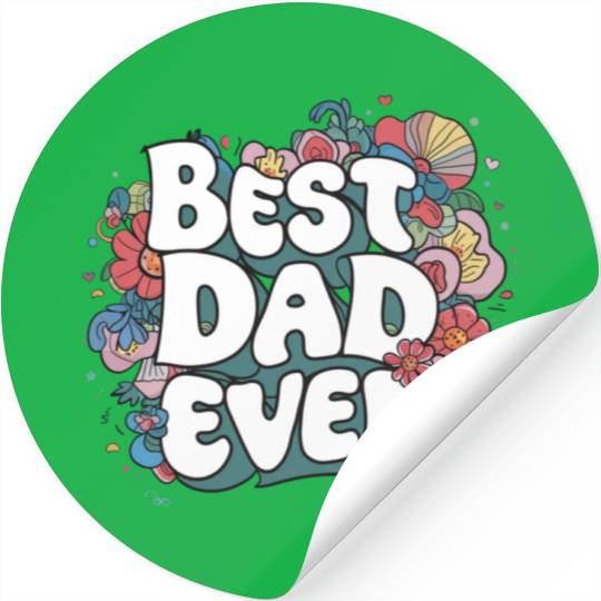 Best DAD Ever Stickers