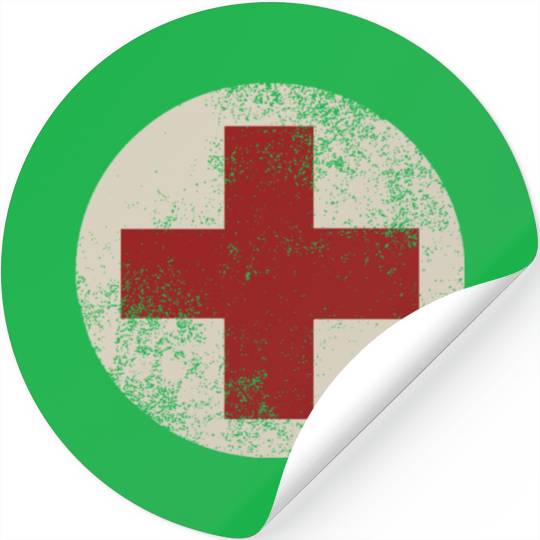 WW2 Combat Medic Symbol Stickers