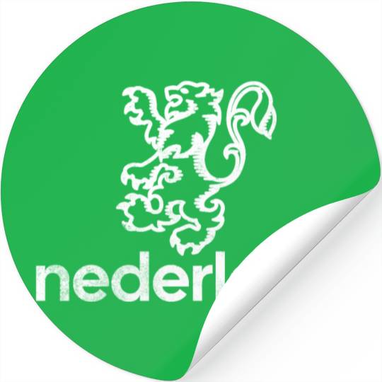 Netherlands Lion Orange Stickers
