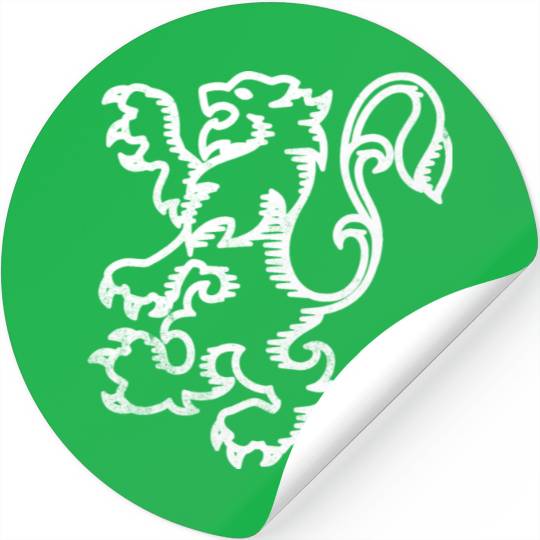 Dutch Lion Orange Stickers