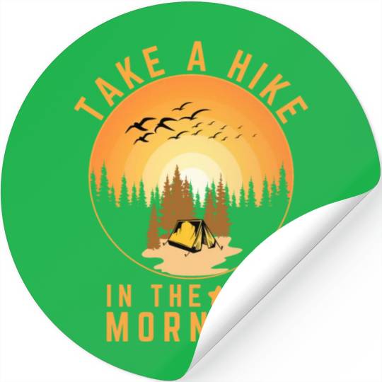 Take A Hike Outdoor Hiking Nature Stickers