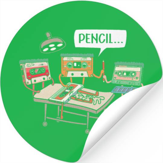 Cassette Tape 80s Music Lover Stickers