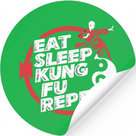 Kung Fu Chinese Kung Fu Asian Kung Fu Self defense Stickers