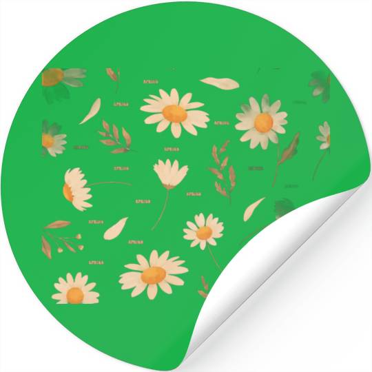 SPRING FLOWER PATTERN Stickers