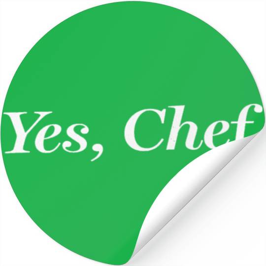 Yes Chef Stickers