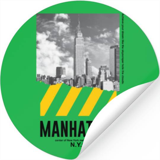 Manhattan NYC Stickers