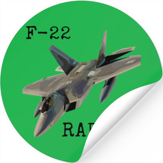 Air Force F-22 Raptor Fighter Jet Military Pilot Stickers
