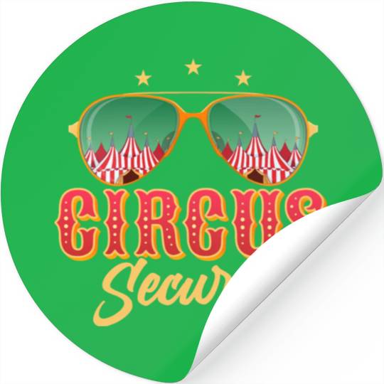 Circus Security Costume Theme Party Acts Stickers
