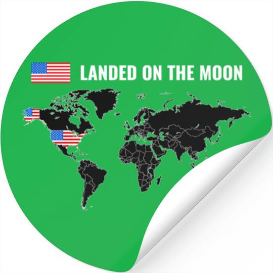 Moon Landing Stickers