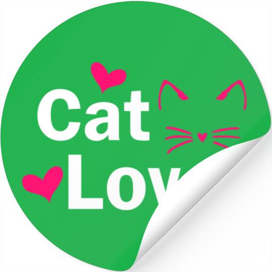Cat Lover Stickers