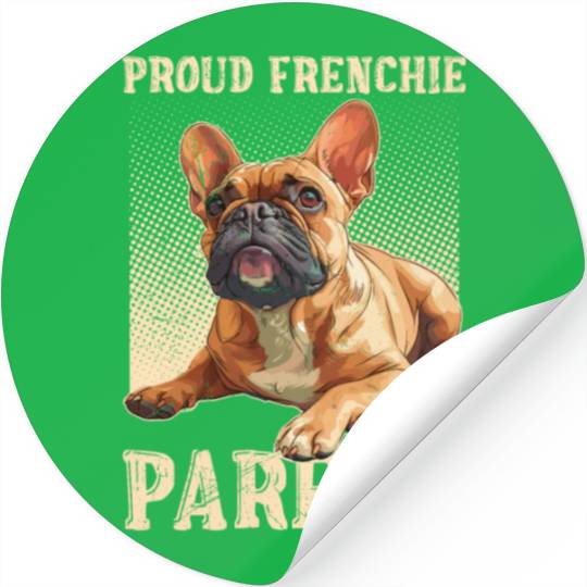 French Bulldog Proud Frenchie Parent Owner Stickers