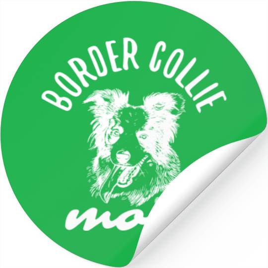 Unique Border Collie Enthusiast Creative Art Stickers