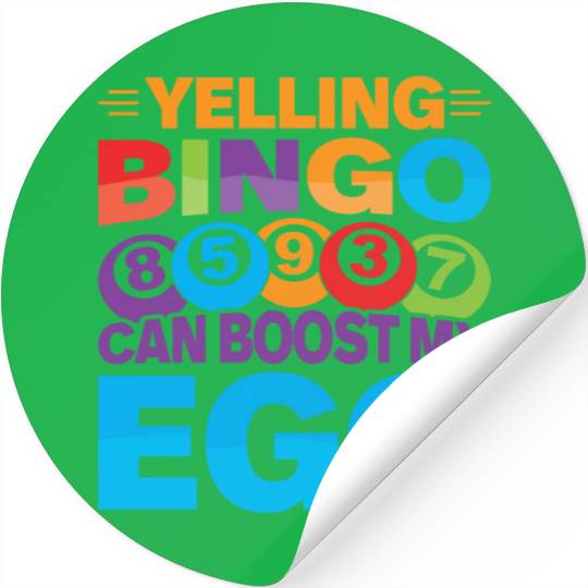 Funny Bingo Caller Stickers