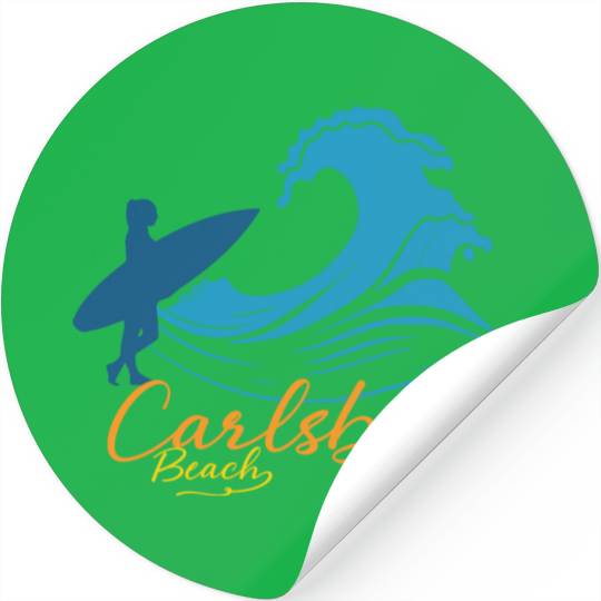 CARLSBAD BEACH San Diego California Stickers