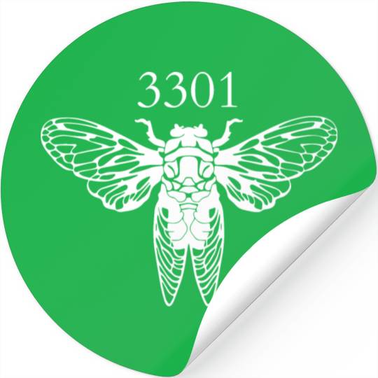 Cicada invasion 2021 Brood X Cicada 2024Chicago Stickers