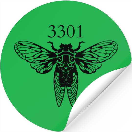 Cicada Insect Bug Black Entomology Entomologist Stickers