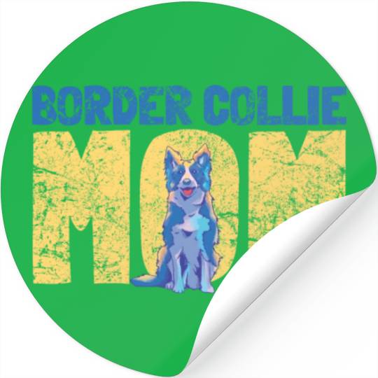 Unique Border Collie Design For Dog Enthusiasts Stickers