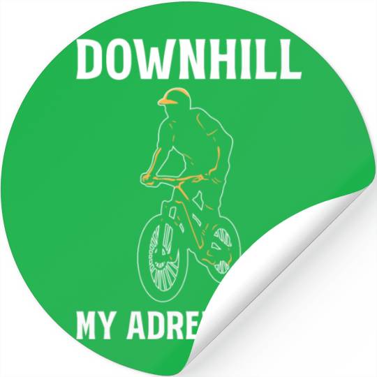 Mountain Biking Downhill Mountain Biker Stickers