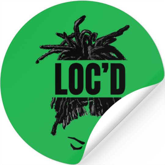 Black Women LOC'd - Funny Melanin Afro Lover Stickers