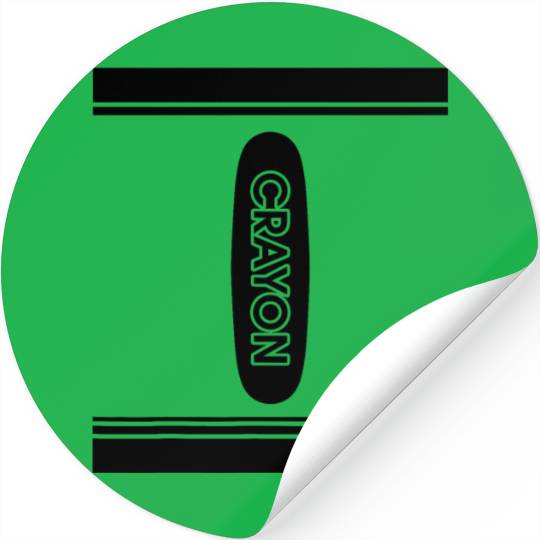 Blue Crayon Box Halloween Costume Couple Group Stickers