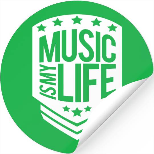 Music Is My Life Party Club Concert Sound Love Stickers
