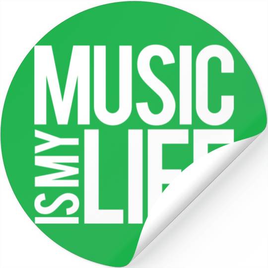 Music Is My Life Party Club Concert Sound Love Stickers