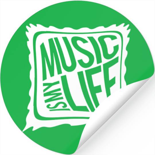 Music Is My Life Party Club Concert Sound Love Stickers