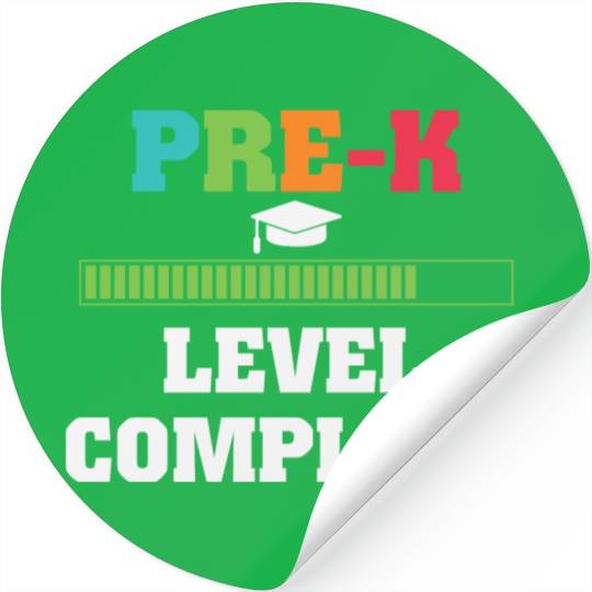PreK level complete Graduation Stickers