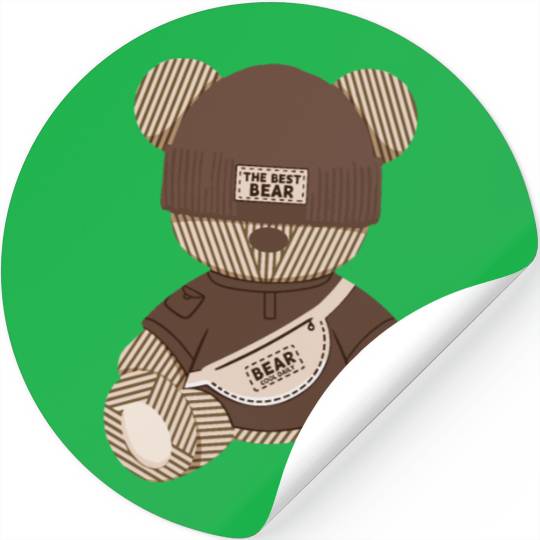 Cool Teddy Bear: Best Bear Design Stickers