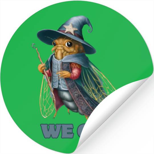 Funny Cicada We Out Cute Cicada Brood Emergence Stickers
