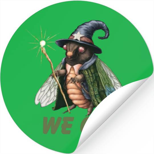 Funny Cicada We Out Cute Cicada Brood Emergence Stickers