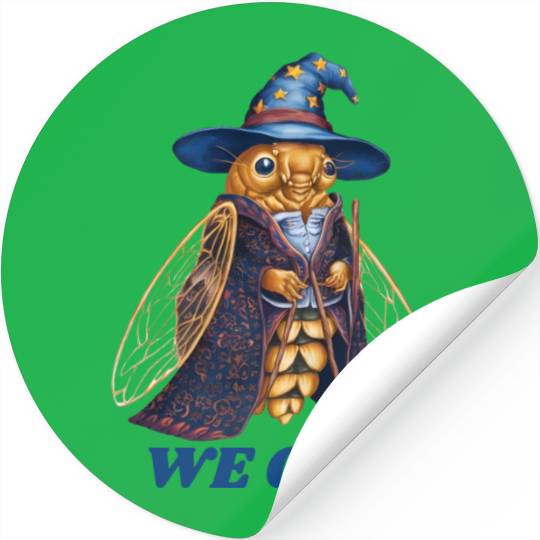 Funny Cicada We Out Cute Cicada Brood Emergence Stickers