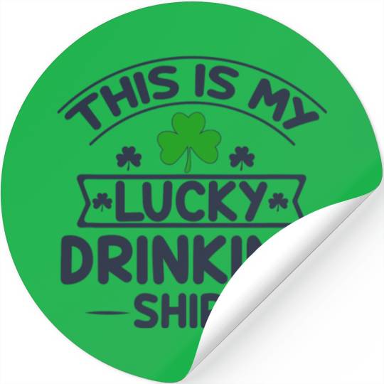 Lucky Drinking Stickers