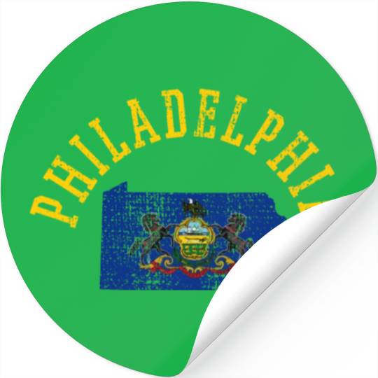 Embrace Your Inner Patriot: Philadelphia USA Flag Stickers