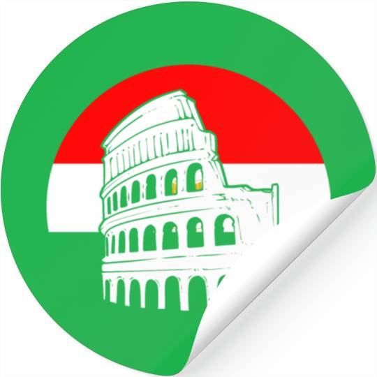 Rome Colosseum Sunset Event Coordinator Stickers